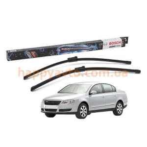 Комплект дворников на Volkswagen Passat B6 2005-2010 — Bosch AeroTwin